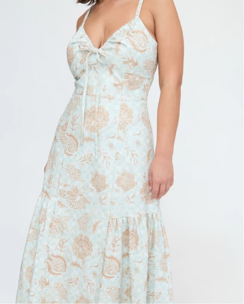 Hill House Lillie Dress - Calico Trellis - Image 4