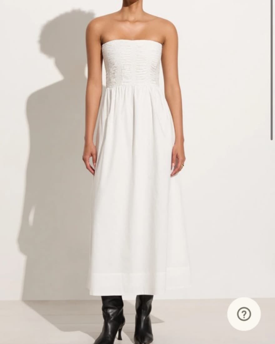 Faithful The Brand White Midi/maxi Dress - Image 5
