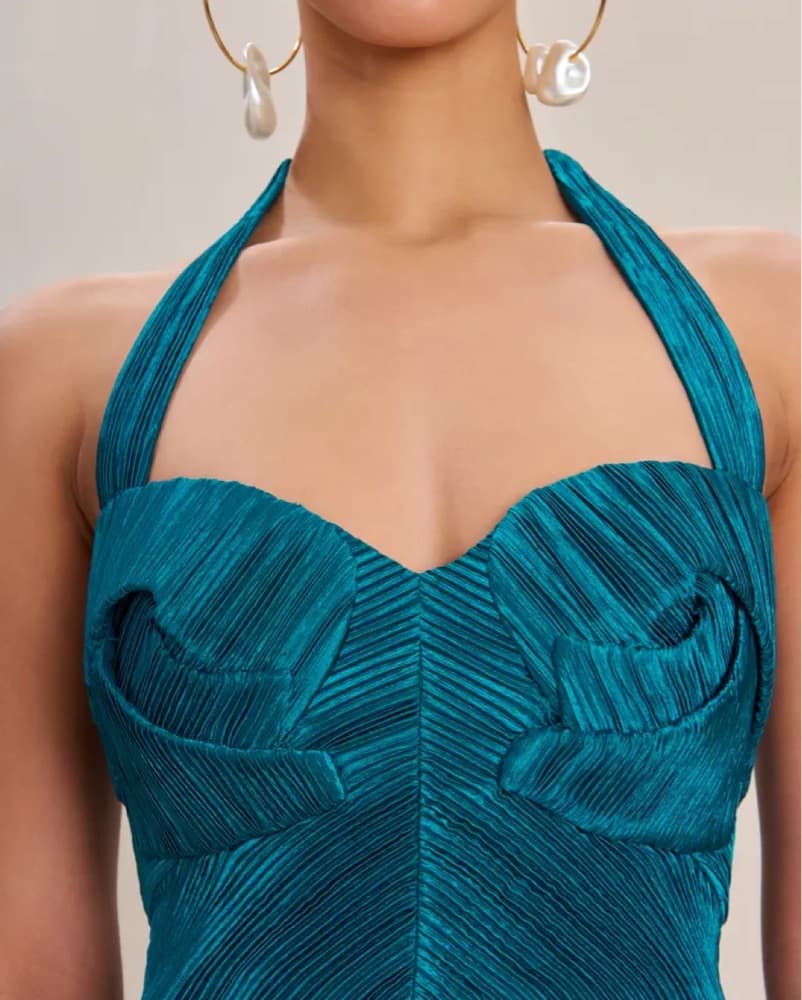 Cult Gaia Sea Moss Gala Dress - Image 2