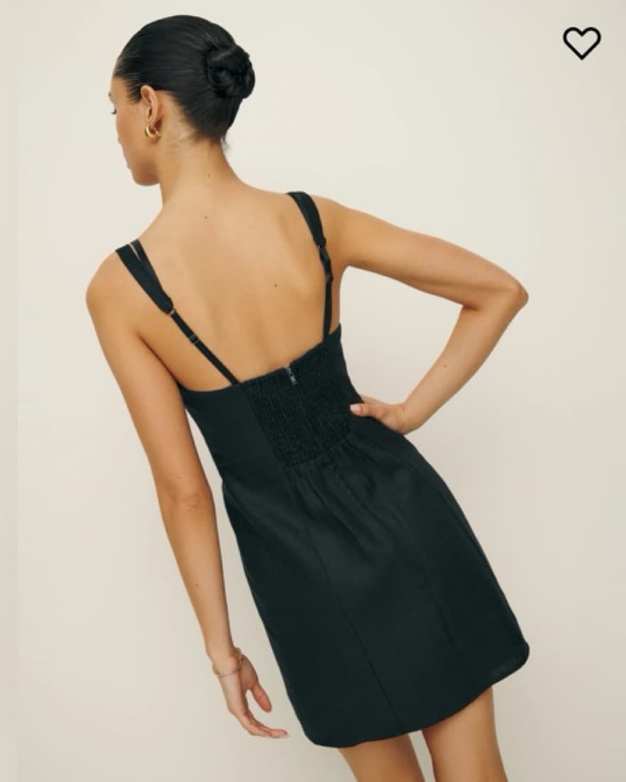 Reformation Lovella Linen Dress - Image 3