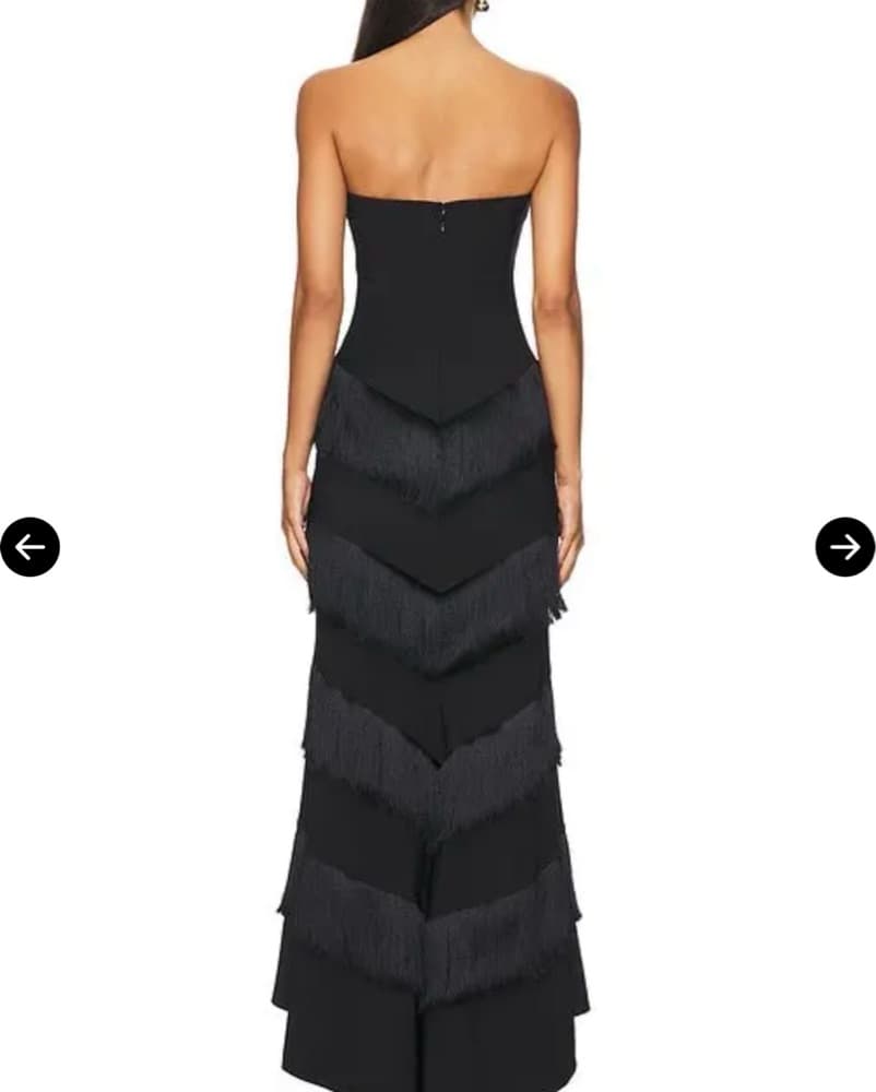 House of Harlow Fringe Maxi Dress - Image 2