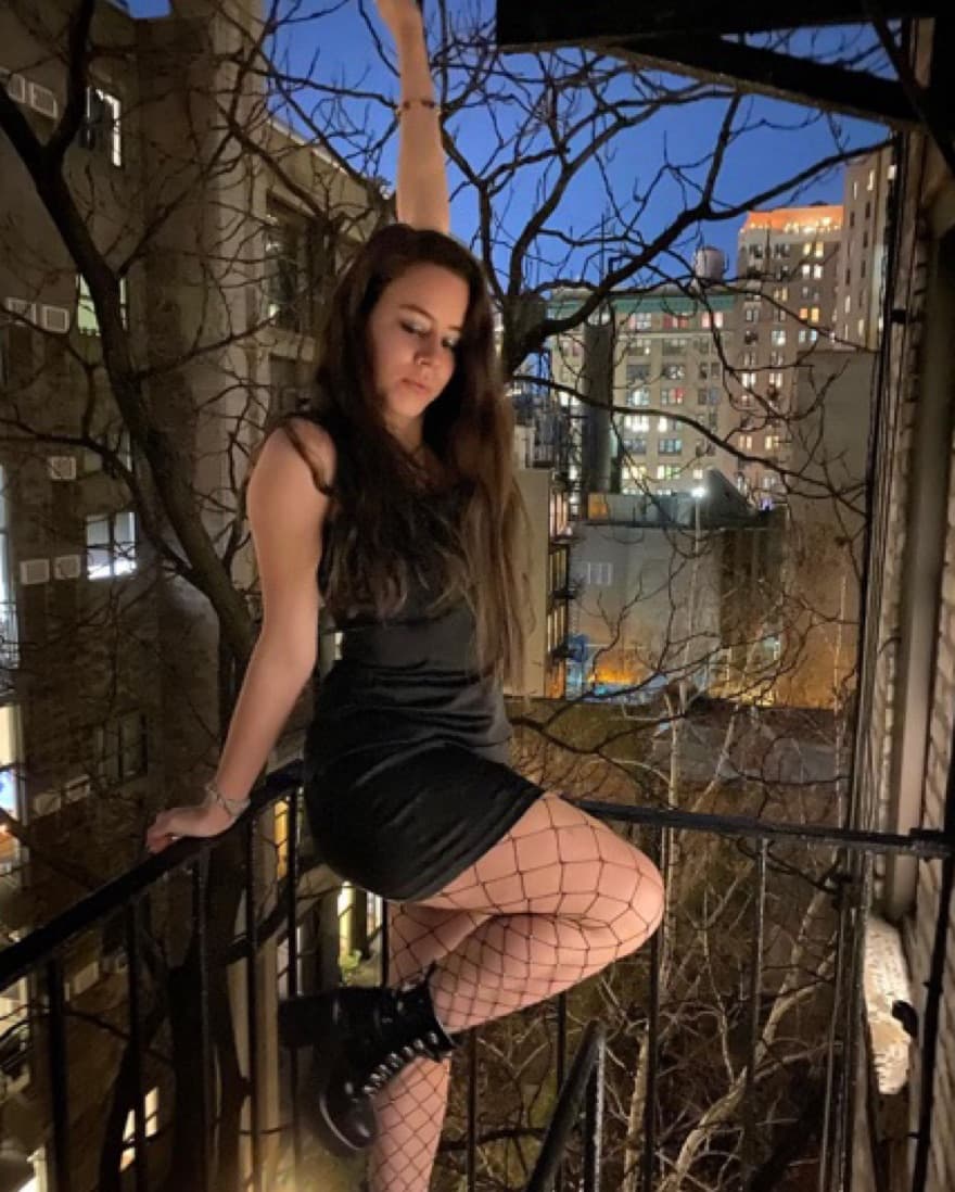 Aritzia Black satin mini dress - Image 1