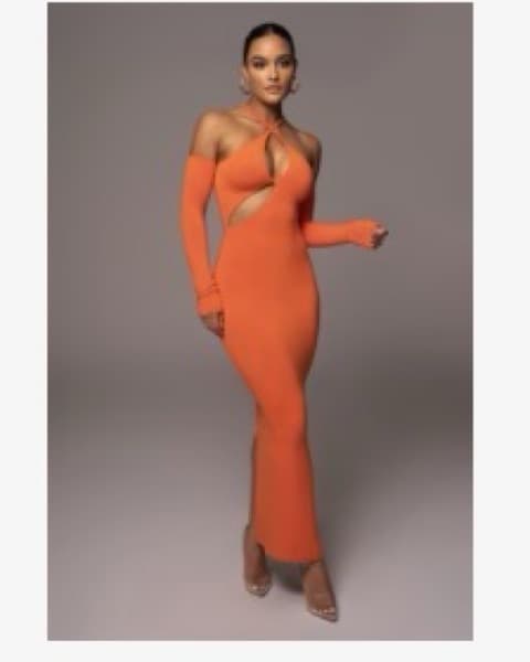 J lux label Cut Out Maxi Dress  - Image 3