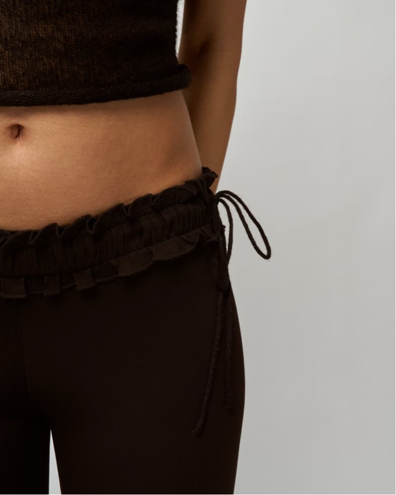 Guizio Ruched Tie Pants - Image 5