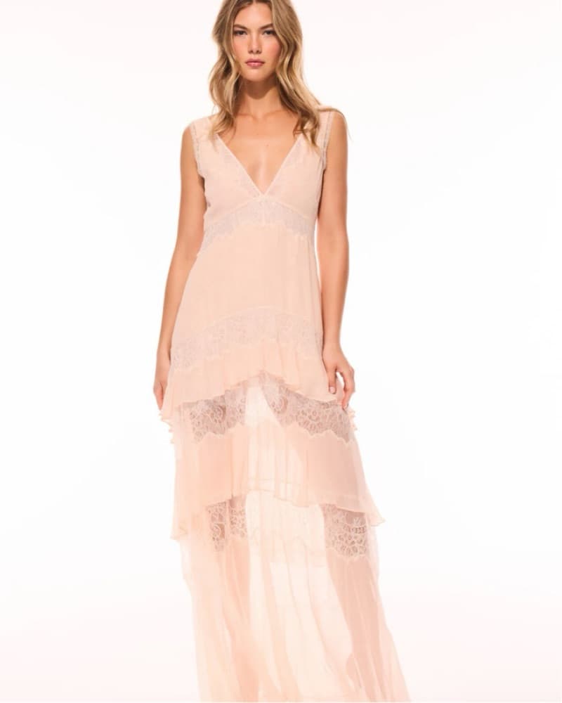 Loveshackfancy Light Peach Dress - Image 1