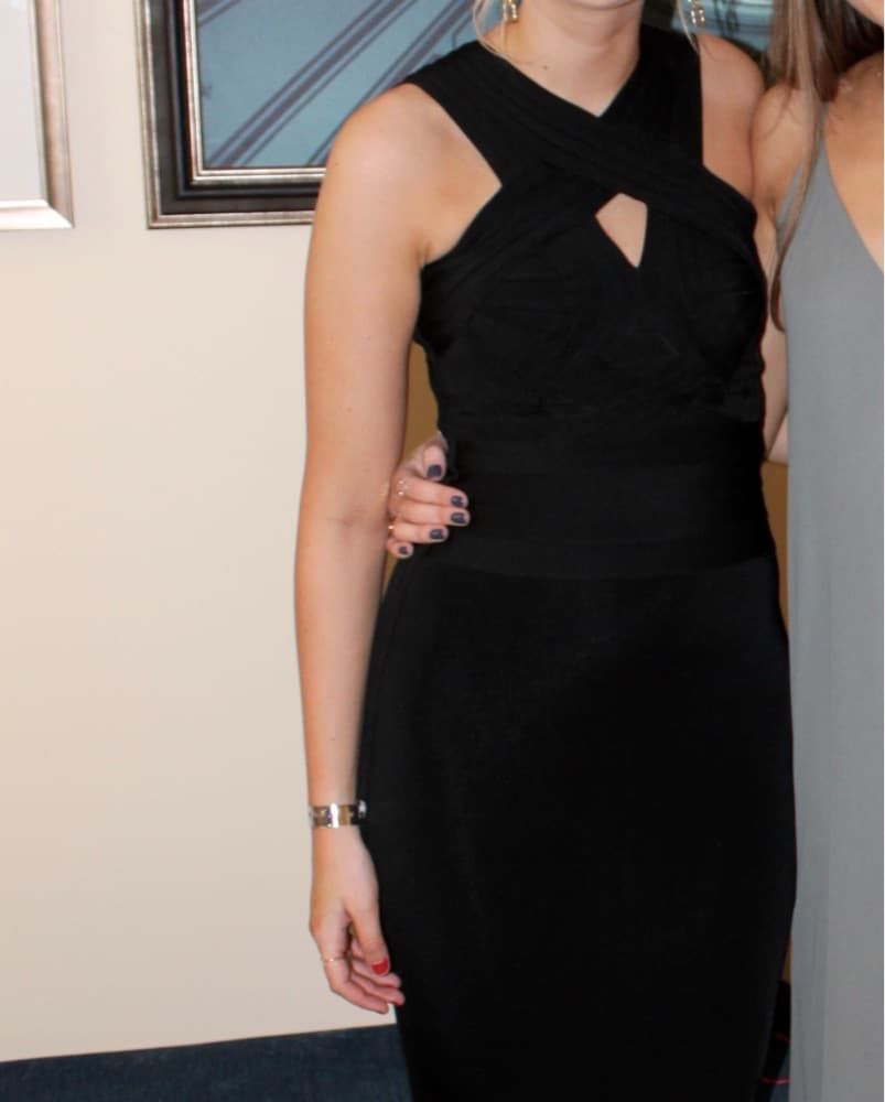 Herve Leger Black Gown - Image 1