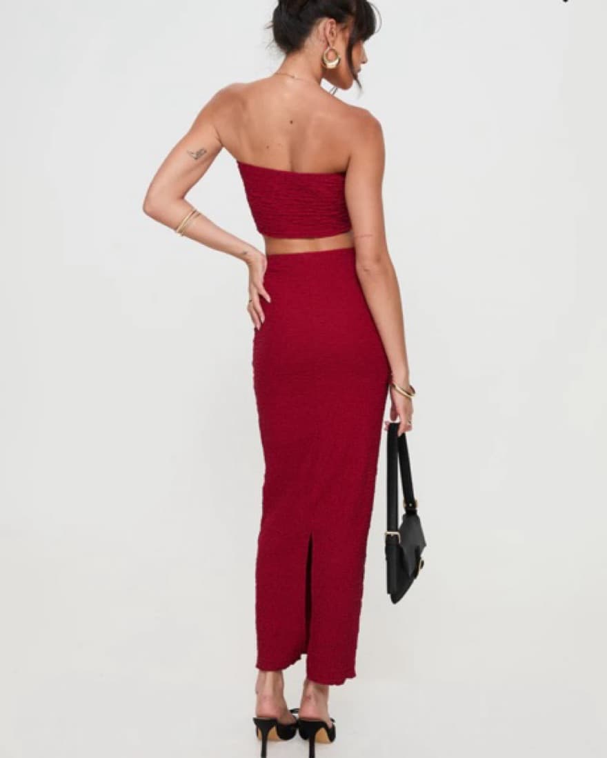 MARTHA SET BURGUNDY - Image 3