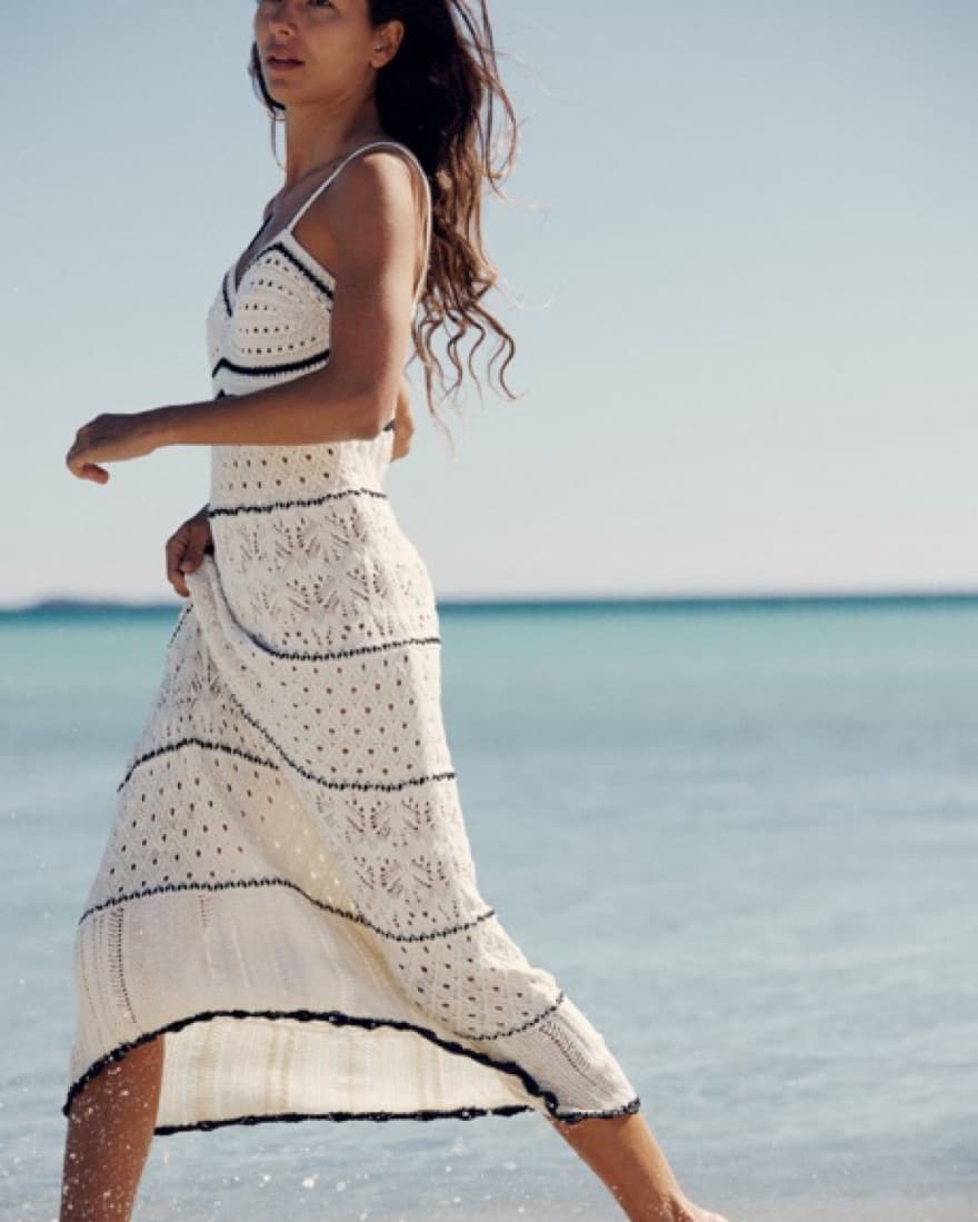 Long Knit Dress Zara - Image 2