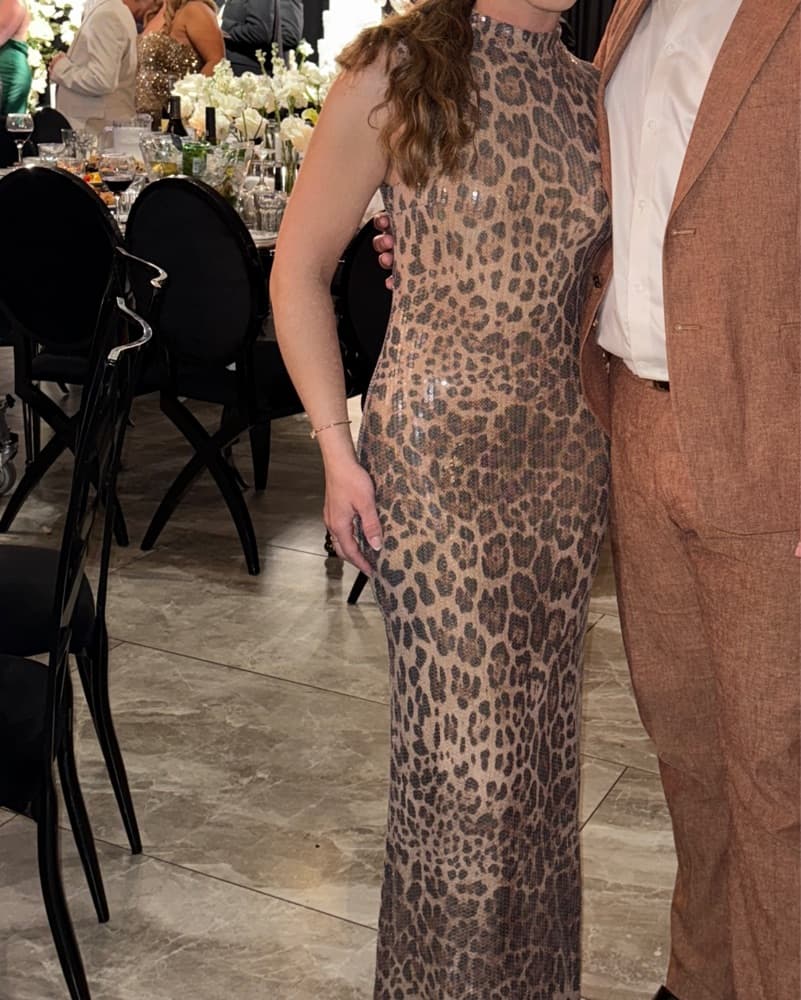 Meshki Veronica Sequin Leopard Dress - Image 2