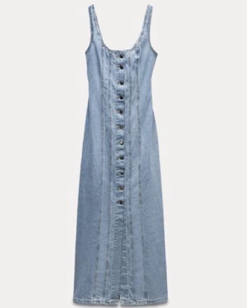 Zara Denim Dress - Image 3