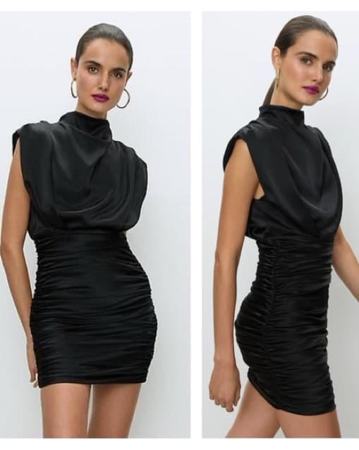 Aritzia Babaton Satin Dress - Image 3