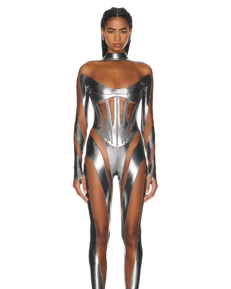 MUGLER Metallic Catsuit 🩶🐱 - Image 1
