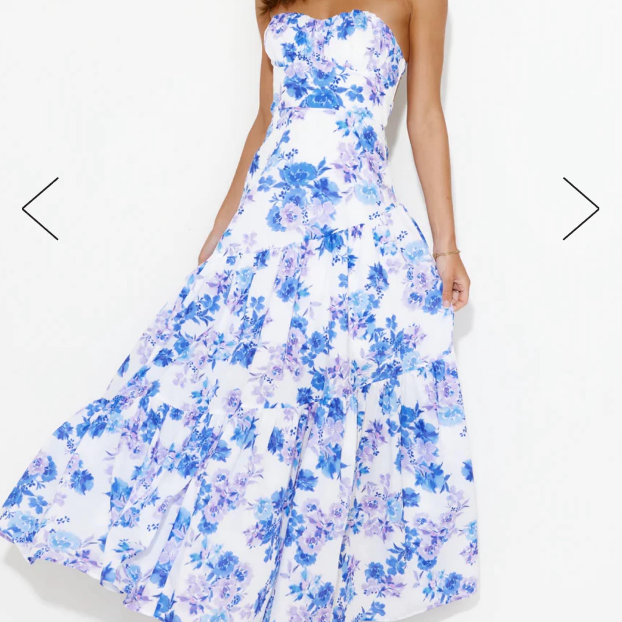 Hello Molly STRAPLESS FLORAL MAXI DRESS  - Image 1
