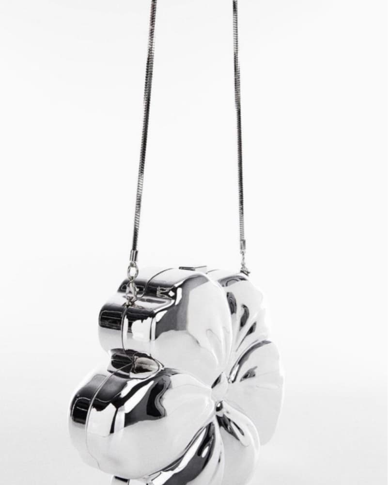 Viral Mango Metallic Flower Bag - Image 3