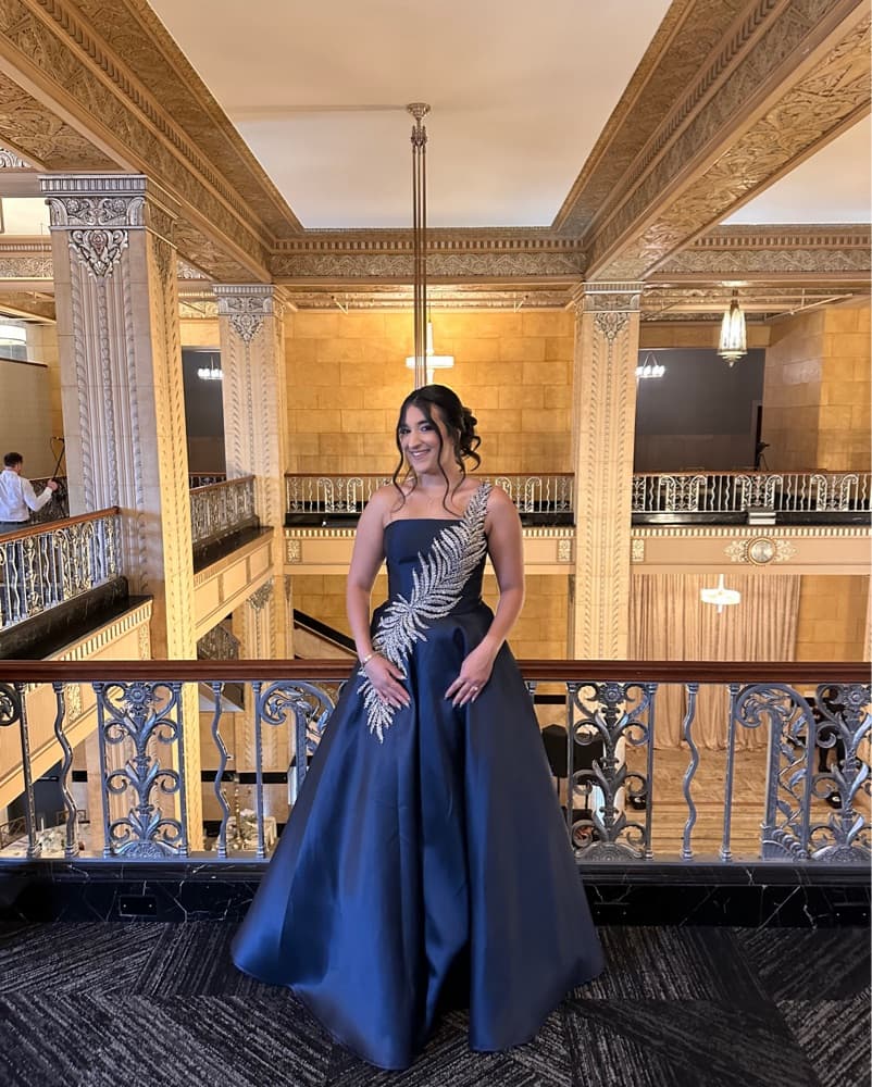 Terani Navy Gown - Image 1