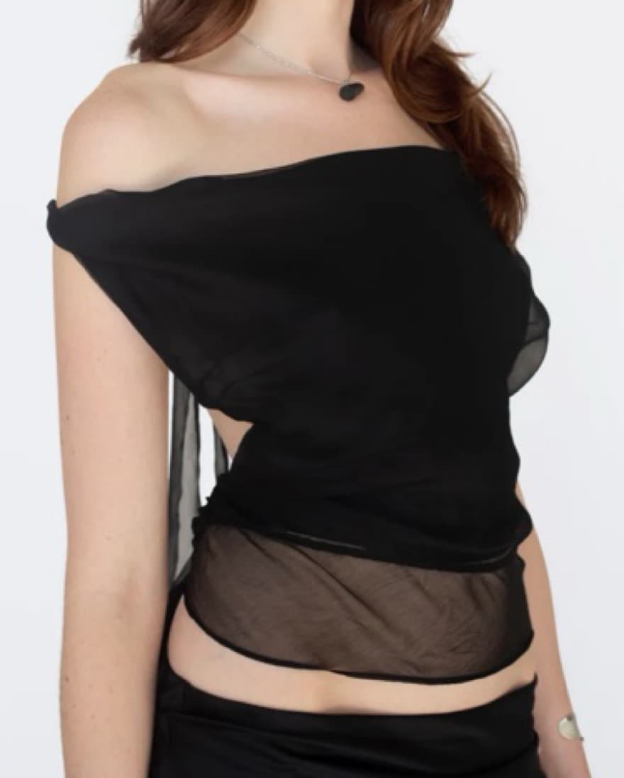 Dana Foley Margot Top (Black) - Image 2