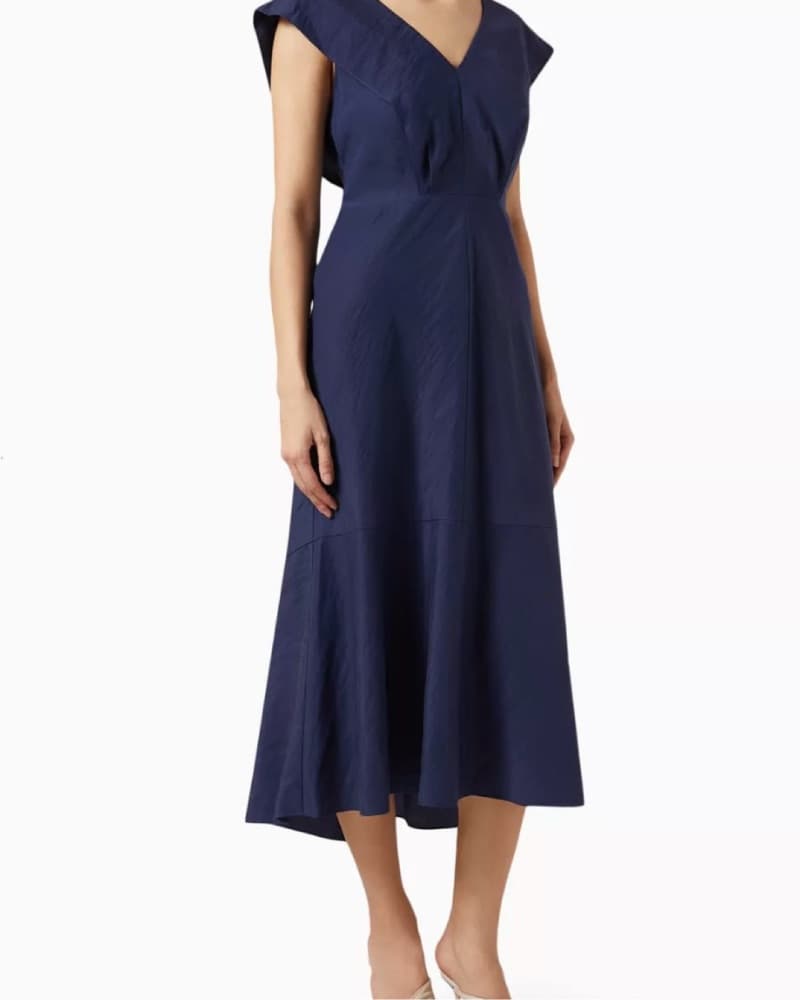 Navy Vince Midi Dress - Image 1