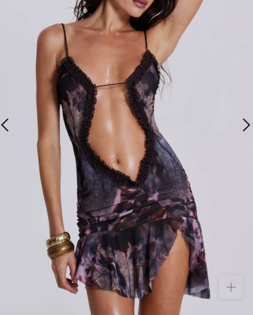 Jaded London Dark Fatale Mini Dress - Image 1