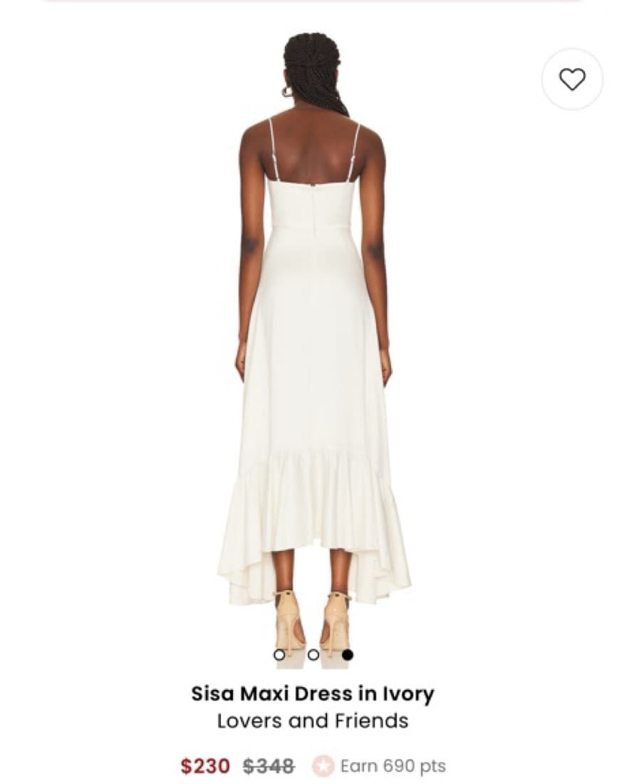 Elegant Ivory Maxi Dress - Image 2