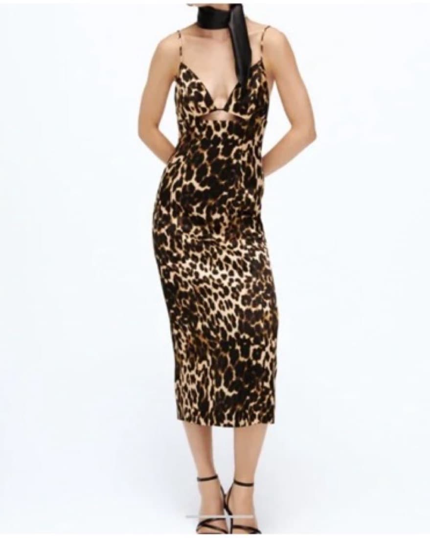 Long Cheetah Dress - Image 1