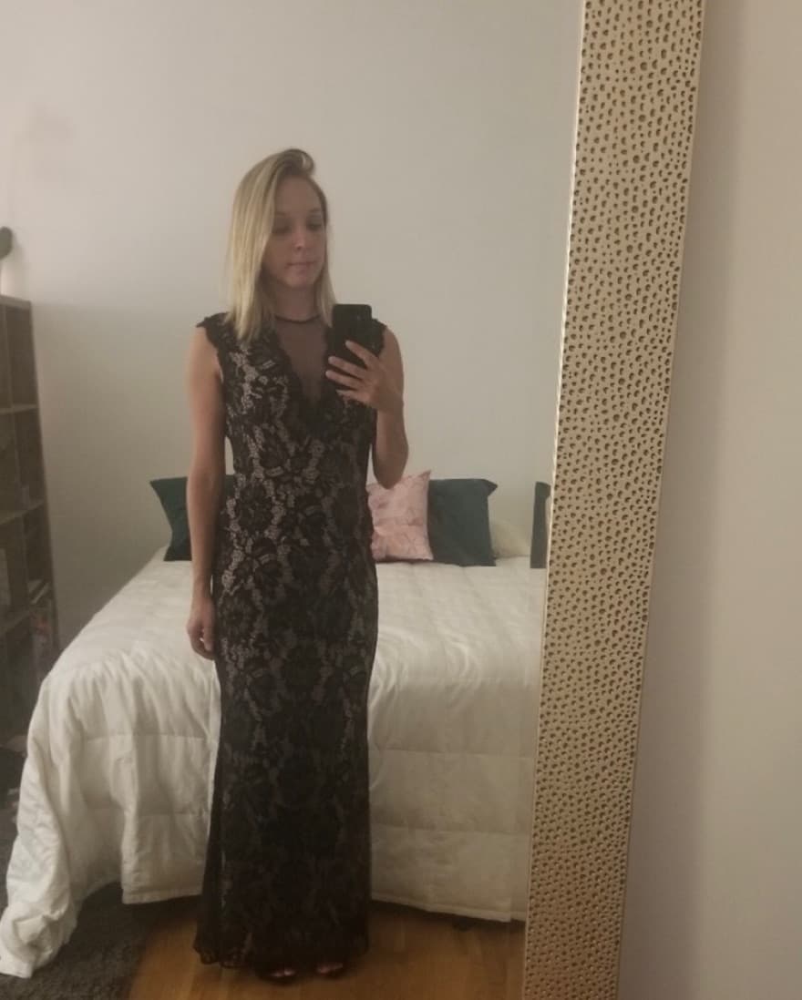 Lace Formal Dress - Image 1