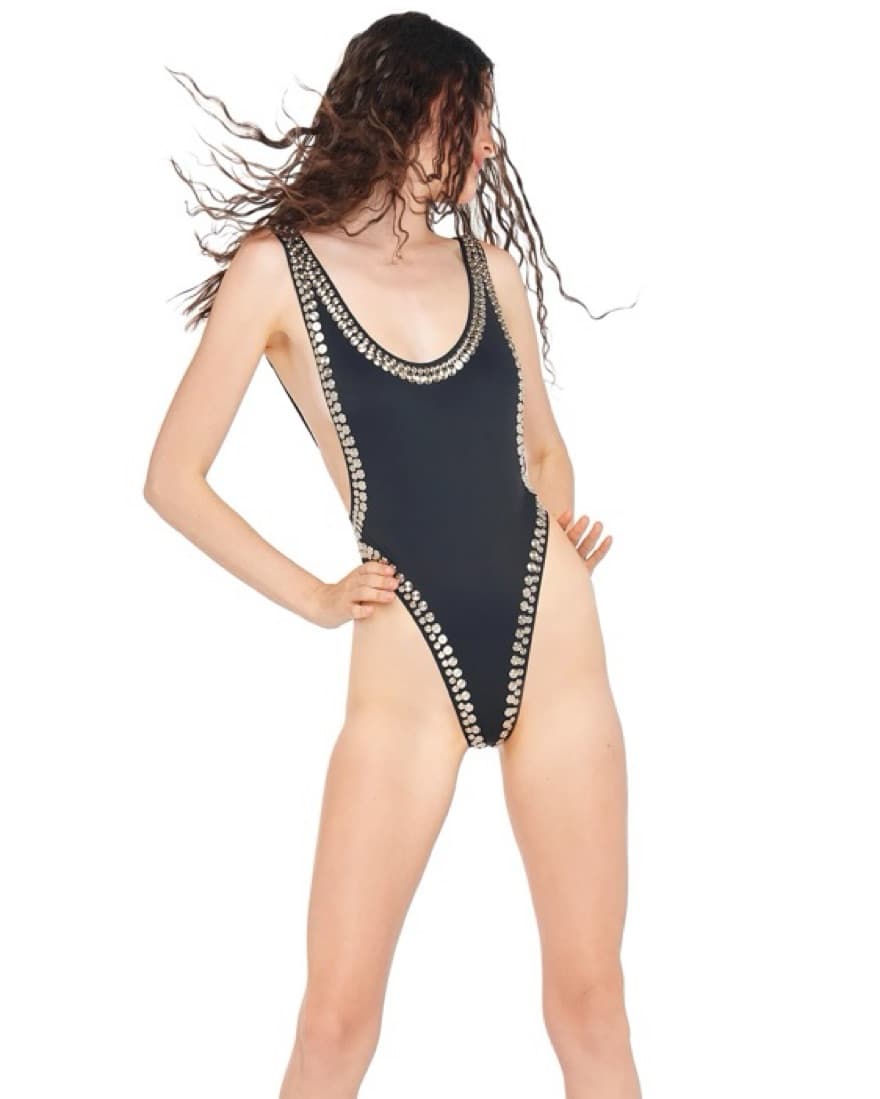 Norma Kamali Stud Marissa Swimsuit - Image 1