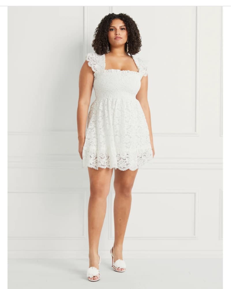 Hill House White Lace Elizabeth Dress - Image 4