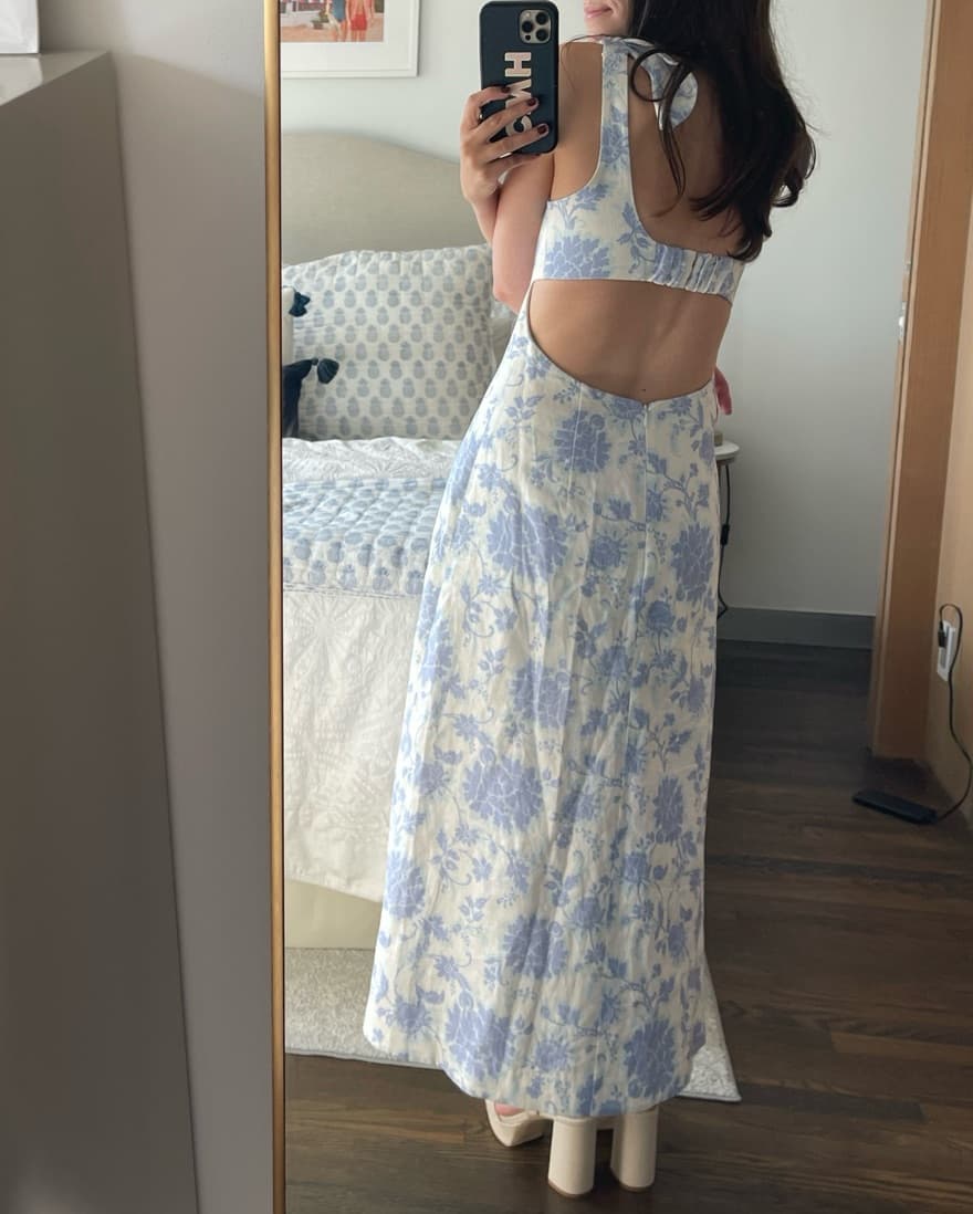 Zimmermann Linen Floral Dress - Image 2