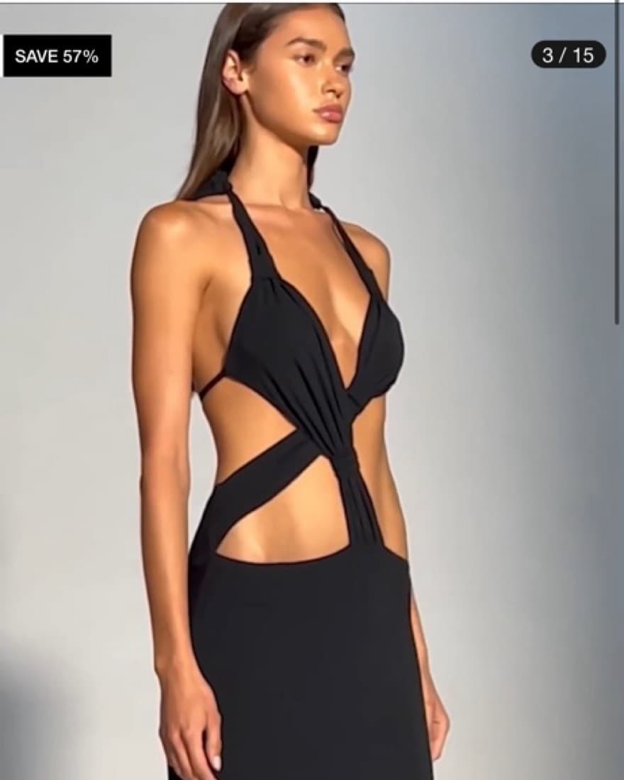 Black Maxi Dress - Image 6