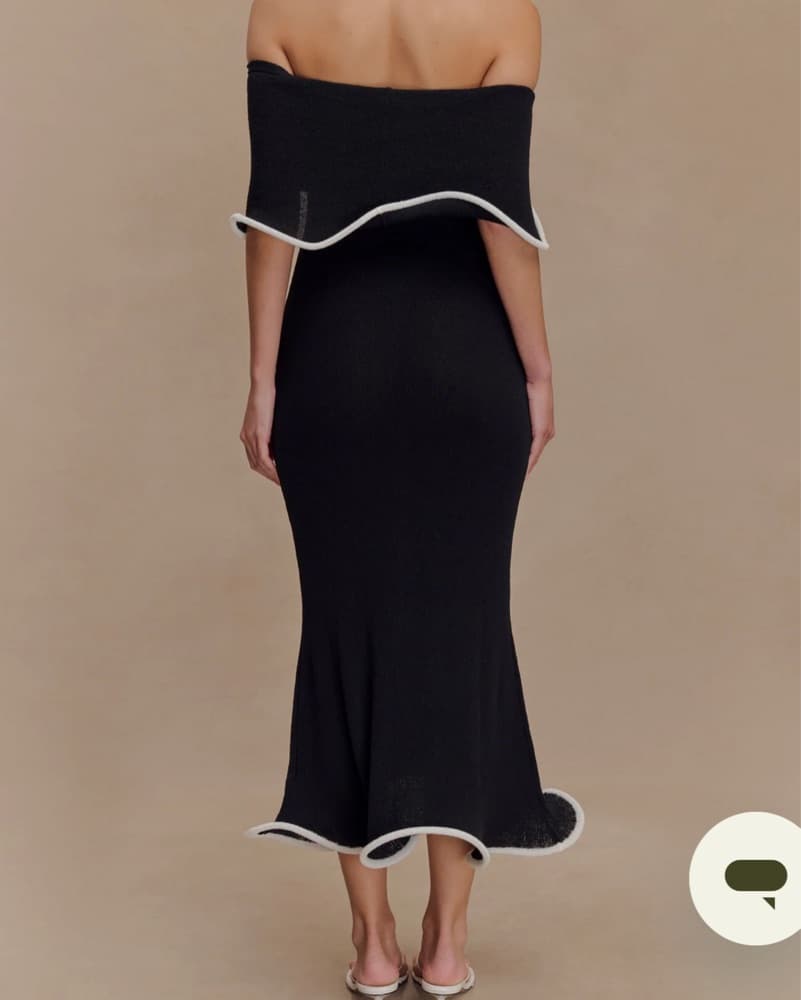 Meshki Molly OffShoulder Knit Midi Dress - Image 2