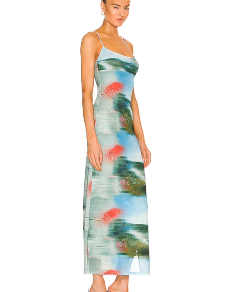 Miaou Thais Dress In Motion Blue  - Image 2