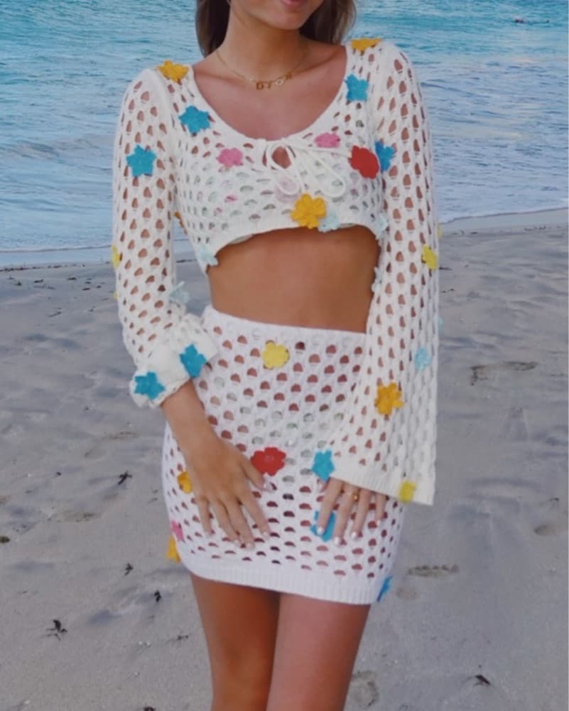 Lovers+Friends FlowerPower Coverup Set - Image 6