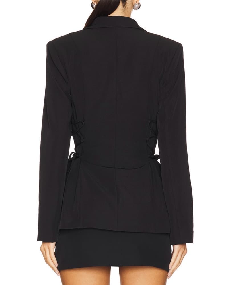 Lace Up Blazer  - Image 3