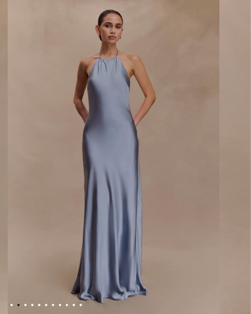 MESHKI Halter blue Dress  - Image 1
