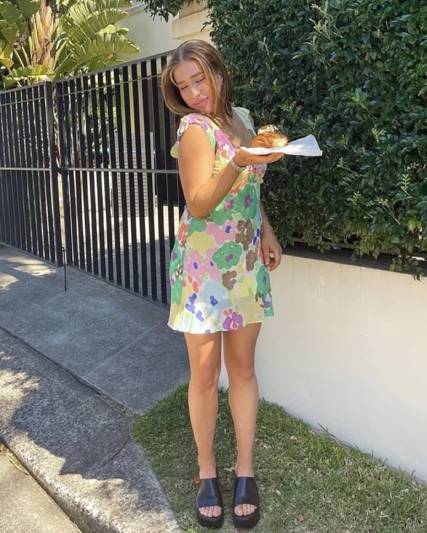 With Jean Lani Floral Dress - Image 6