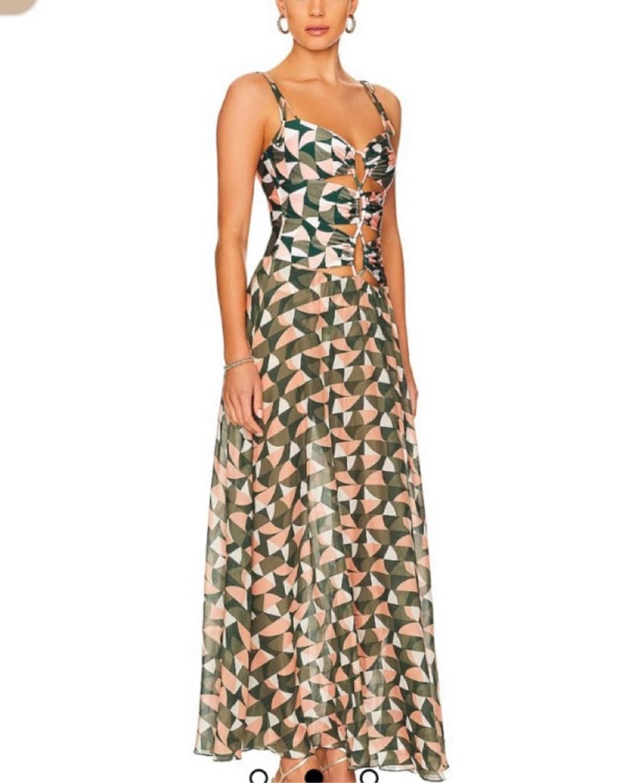 PatBo Plitka Sleeveless Lace Up Maxi - Image 2