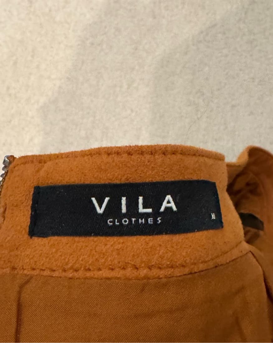 Vila Suede Pencil Skirt - Image 2