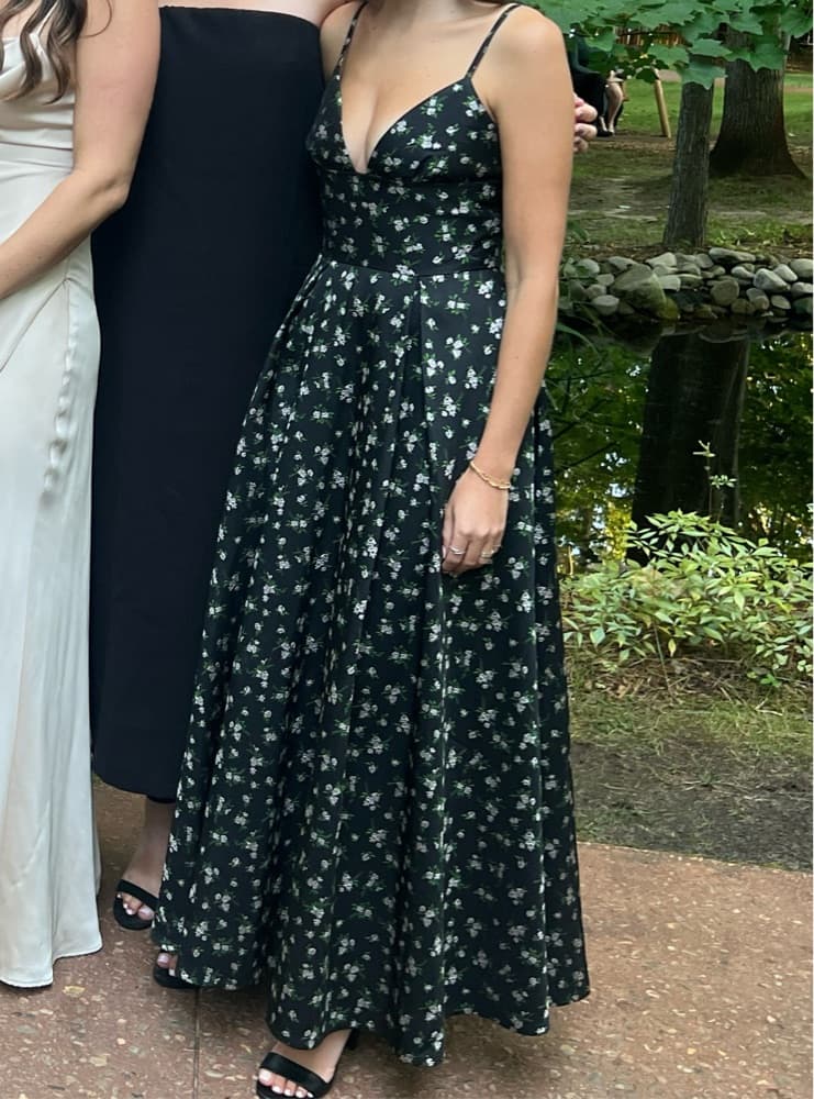 Sau Lee Floral Spaghetti Strap Dress - Image 4