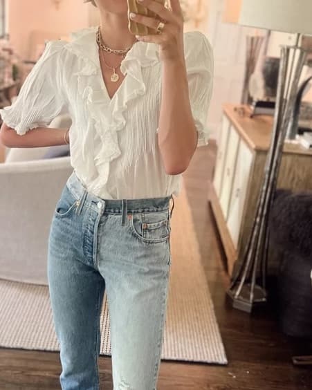 Doên Henri Top in Salt - Image 6