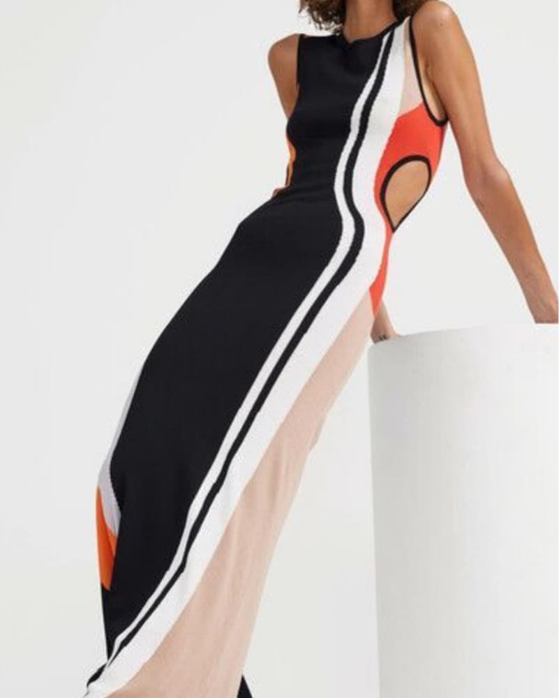 P.E. Nation Maxi Dress- Knitted - Image 1