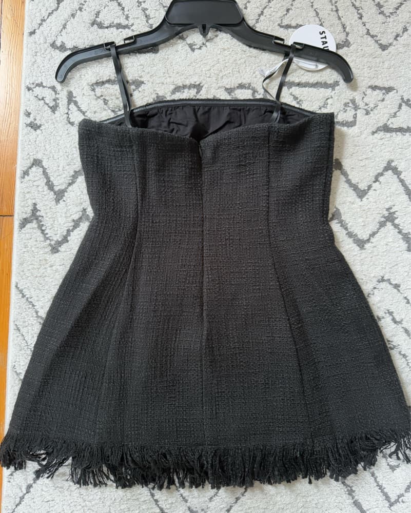Staud Strapless Black Top  - Image 3