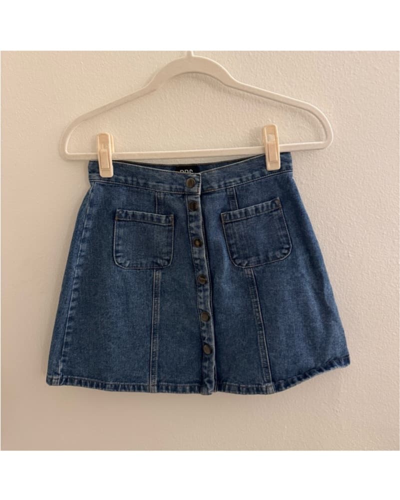 BDG Medium Blue Denim Skirt - Image 1