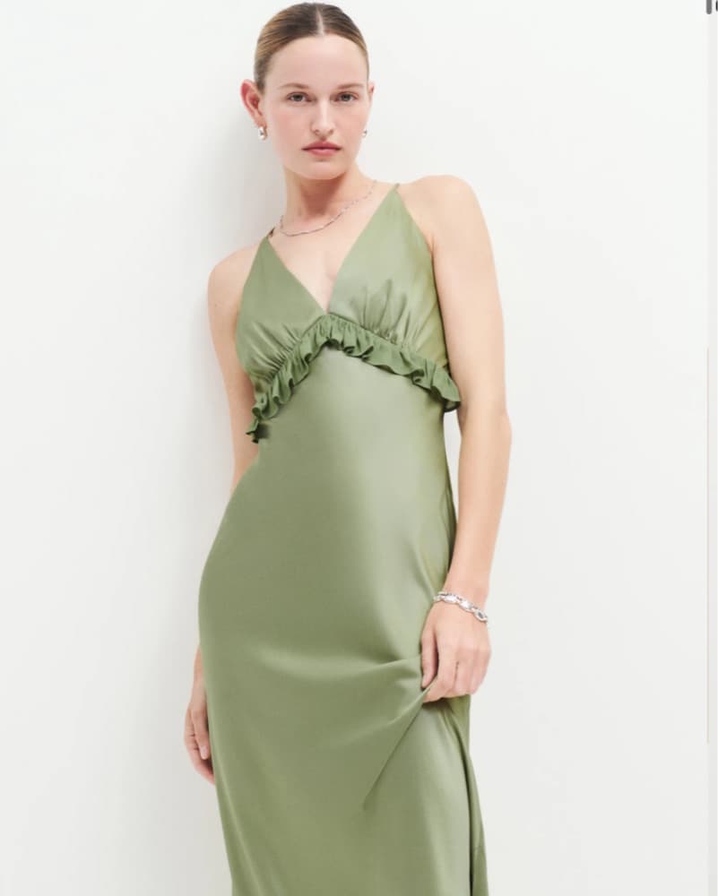 Reformation Madrigal Silk Dress - Image 1