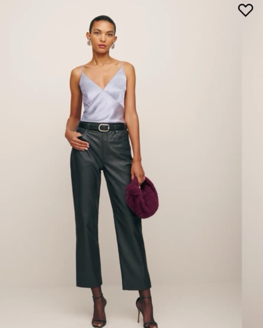 Reformation Mickey Satin Top - Image 2