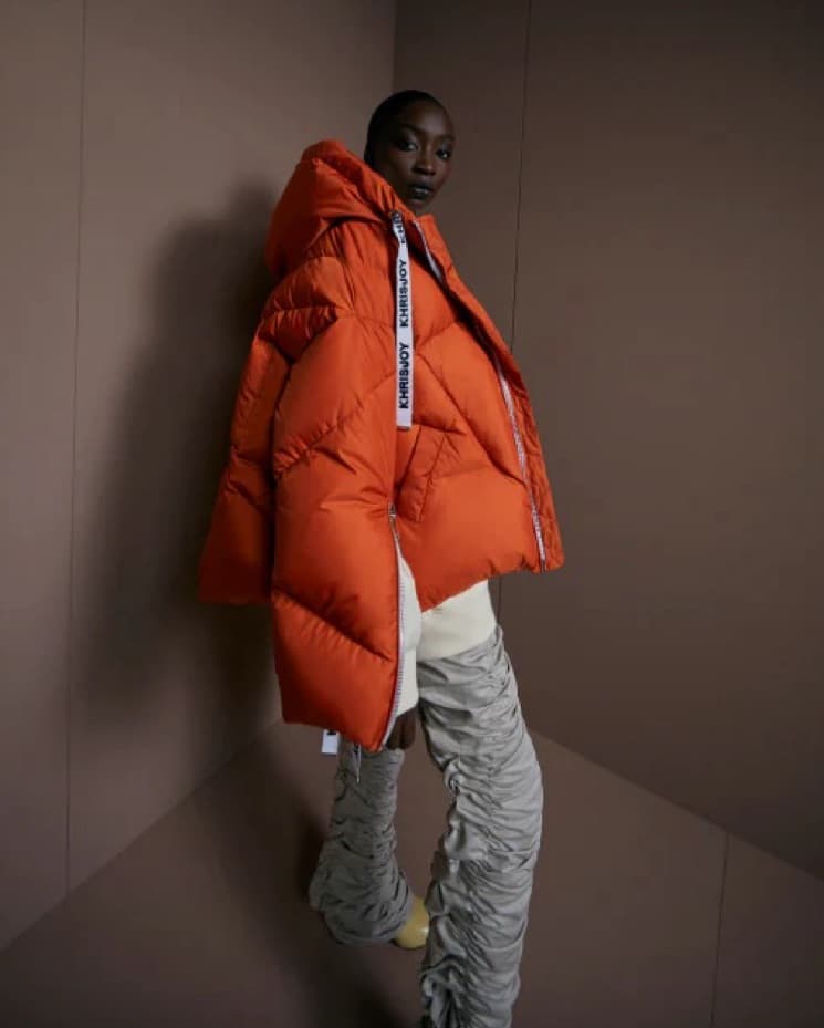 Khrisjoy Puffer Jacket In Blue  - Image 1