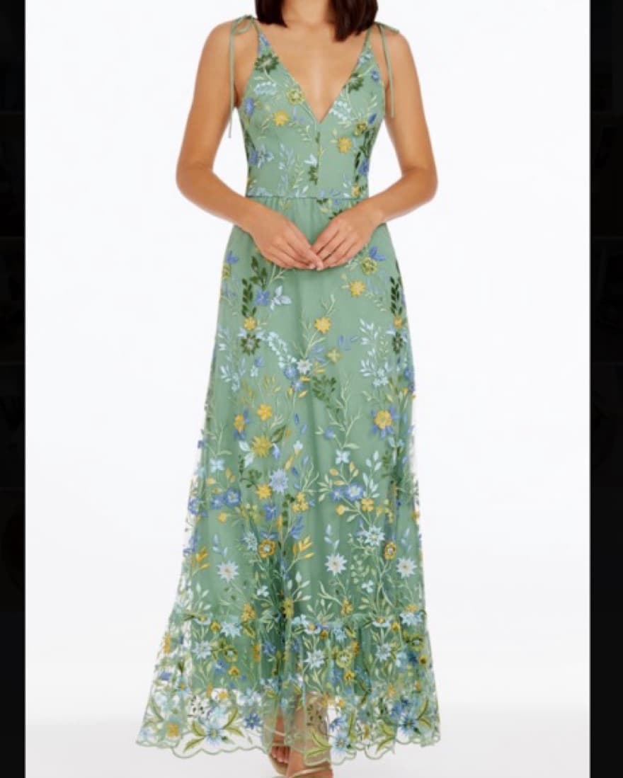 Dress The Population Floral Dress - Image 1