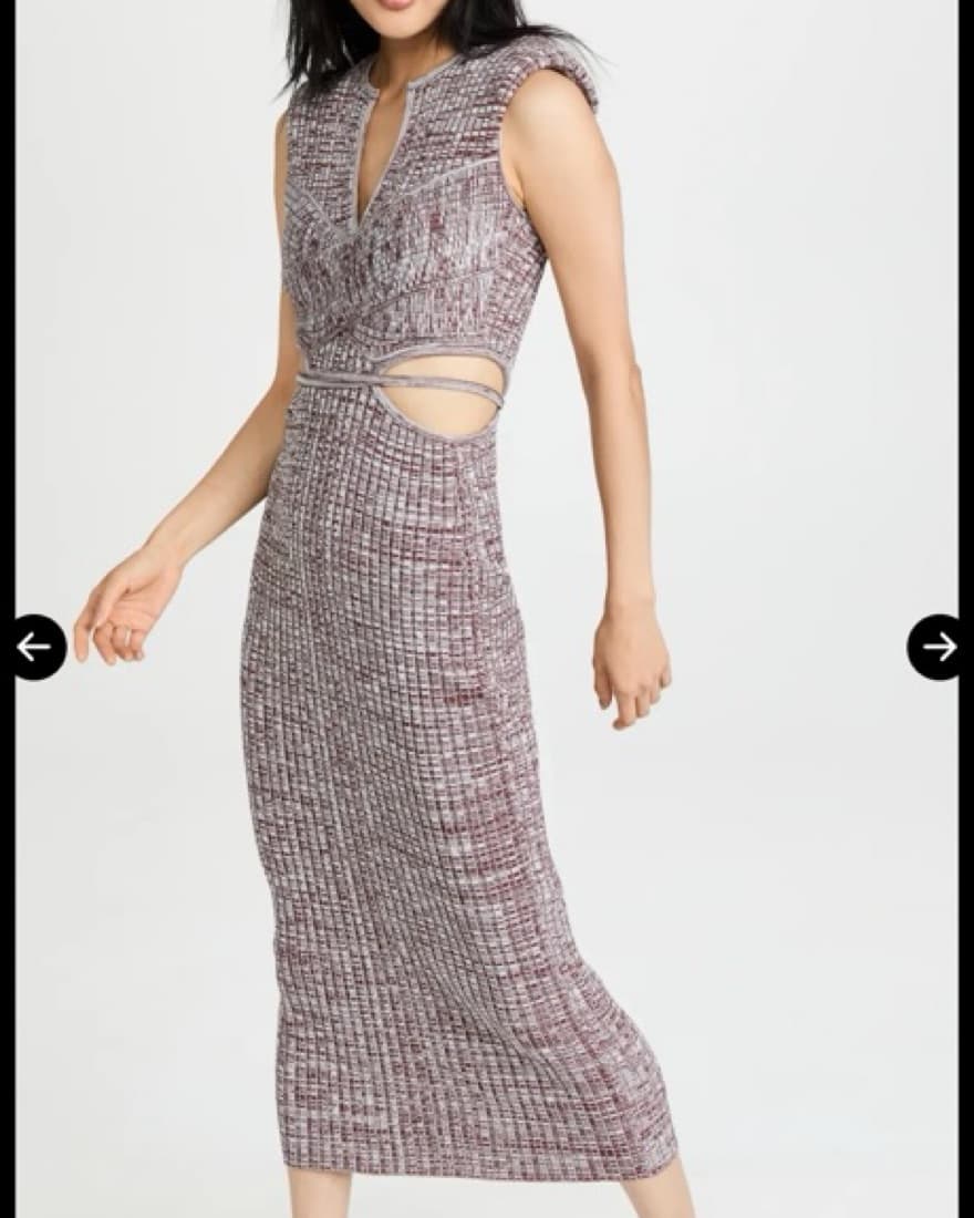 Self-portrait midi dress - Image 5