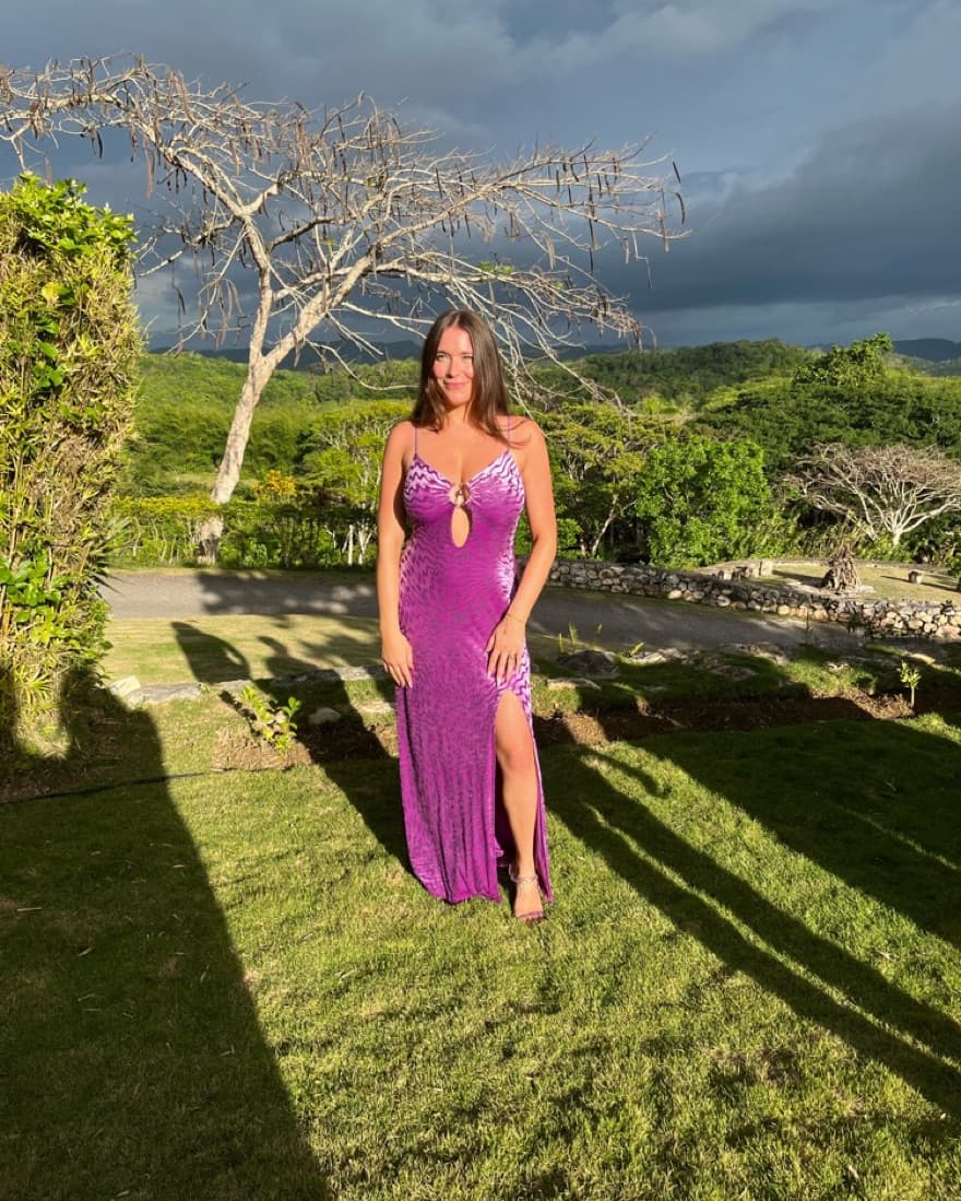 AFRM Purple Maxi Dress - Image 2