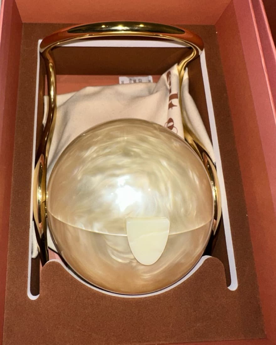 Cult Gaia - Pearl Acrylic Clutch - Image 5