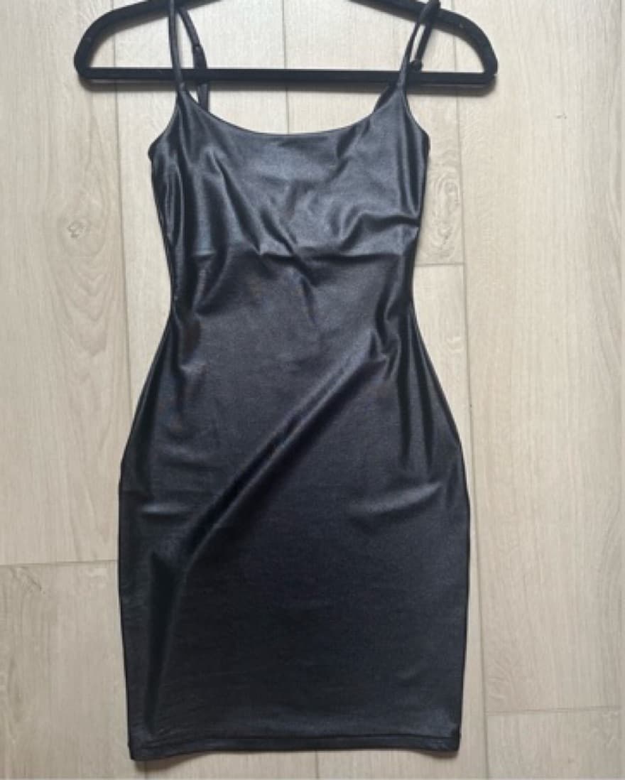 Skims Shine Spandex Mini Dress - Image 3